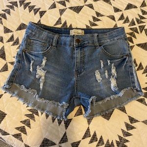 Mid-Rise Denim Shorts Size 7